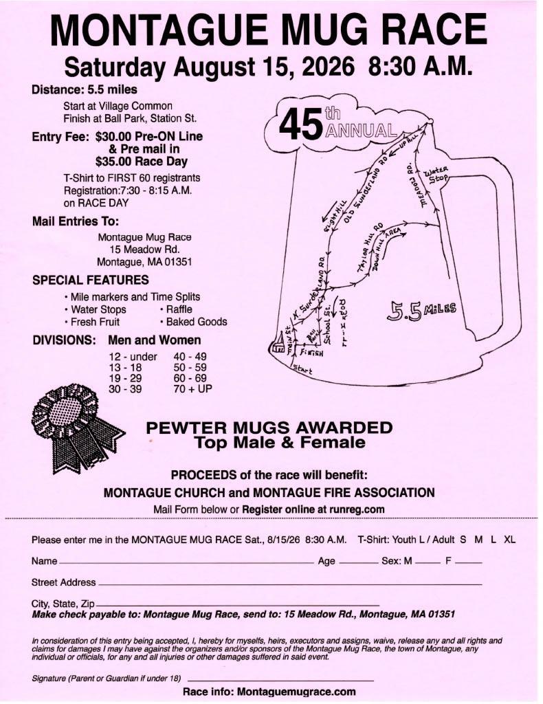 MONTAGUE MUG RACE