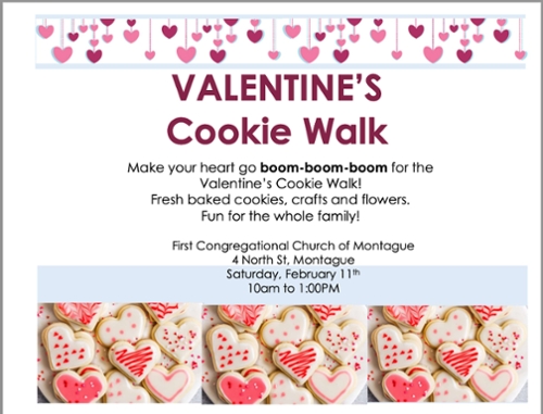 Valentine’s Cookie Walk