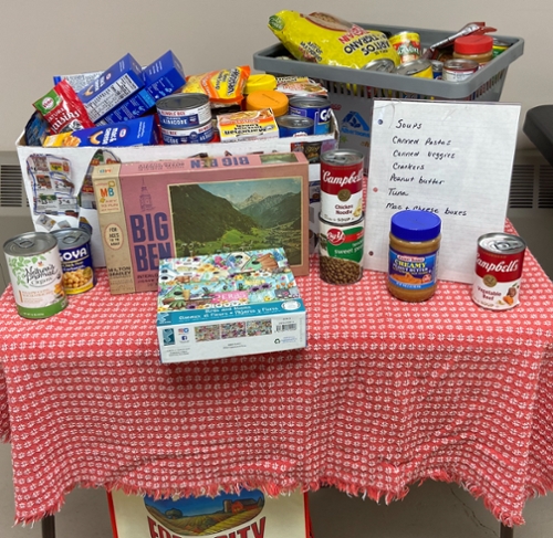 FOOD DRIVE FOR SURVIVAL CENTER