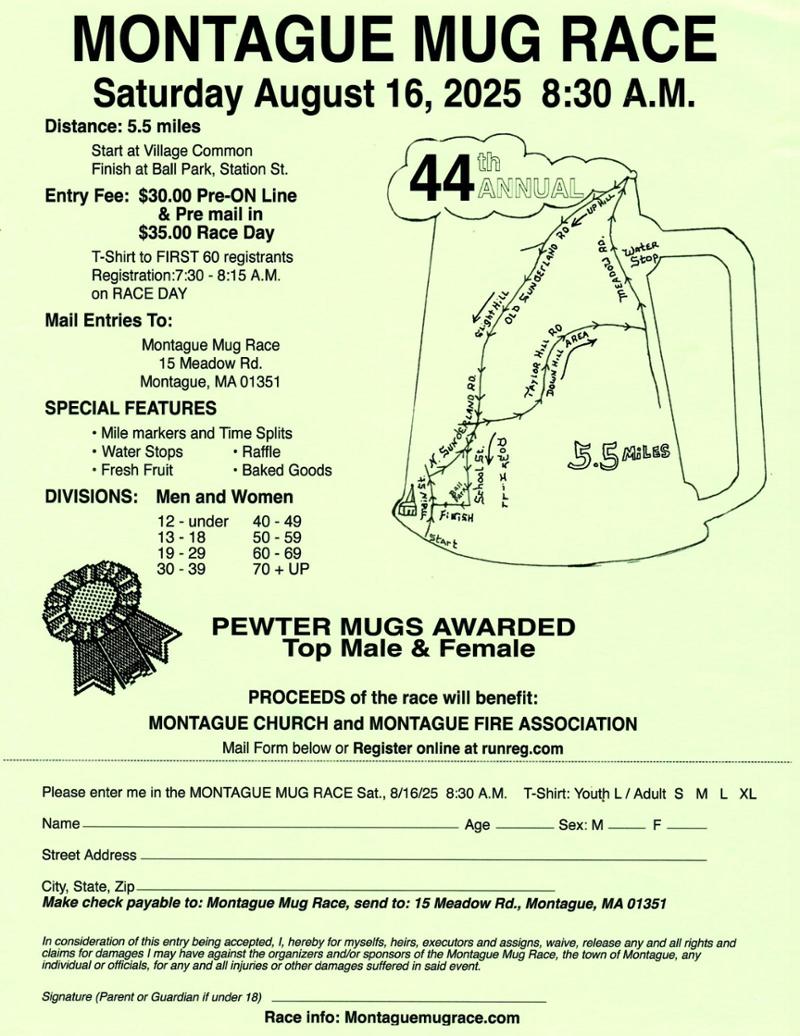 MONTAGUE MUG RACE
